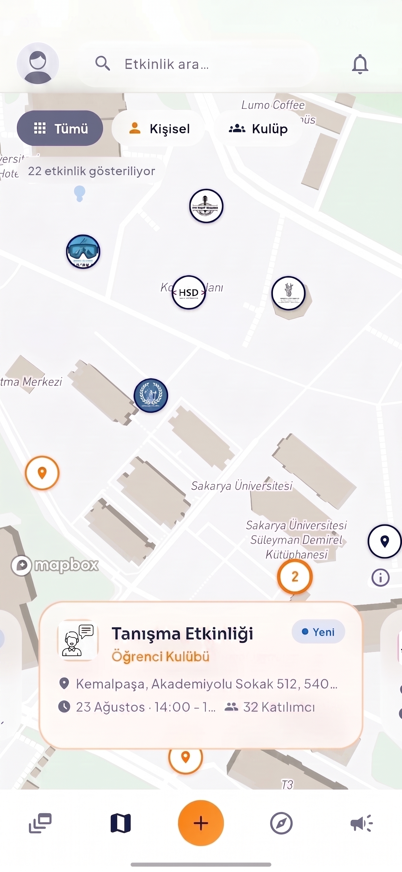 Etkinlik haritası